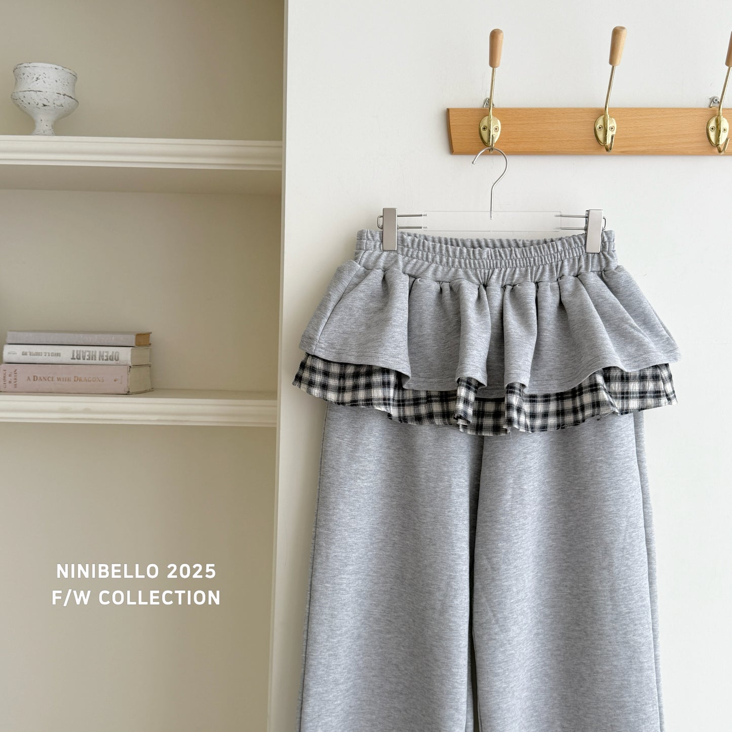 (Adult) Fall Ruffled Skirt Pants
