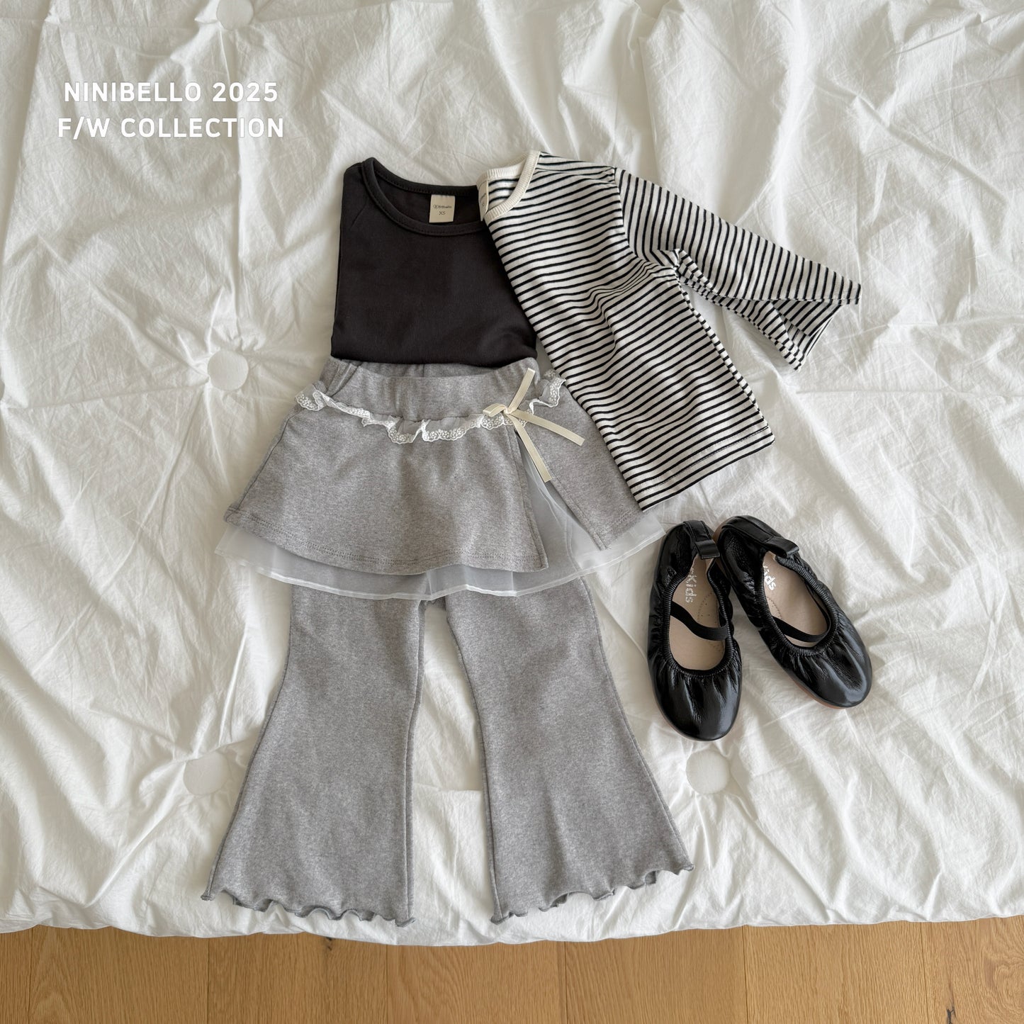 Autumn Basic Tee ā 2-Pack (Stripe + Solid)