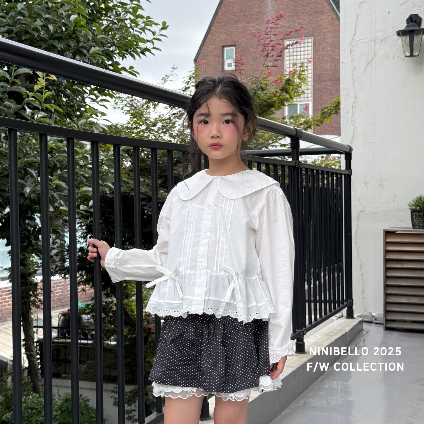 Ribbon Pintuck Blouse
