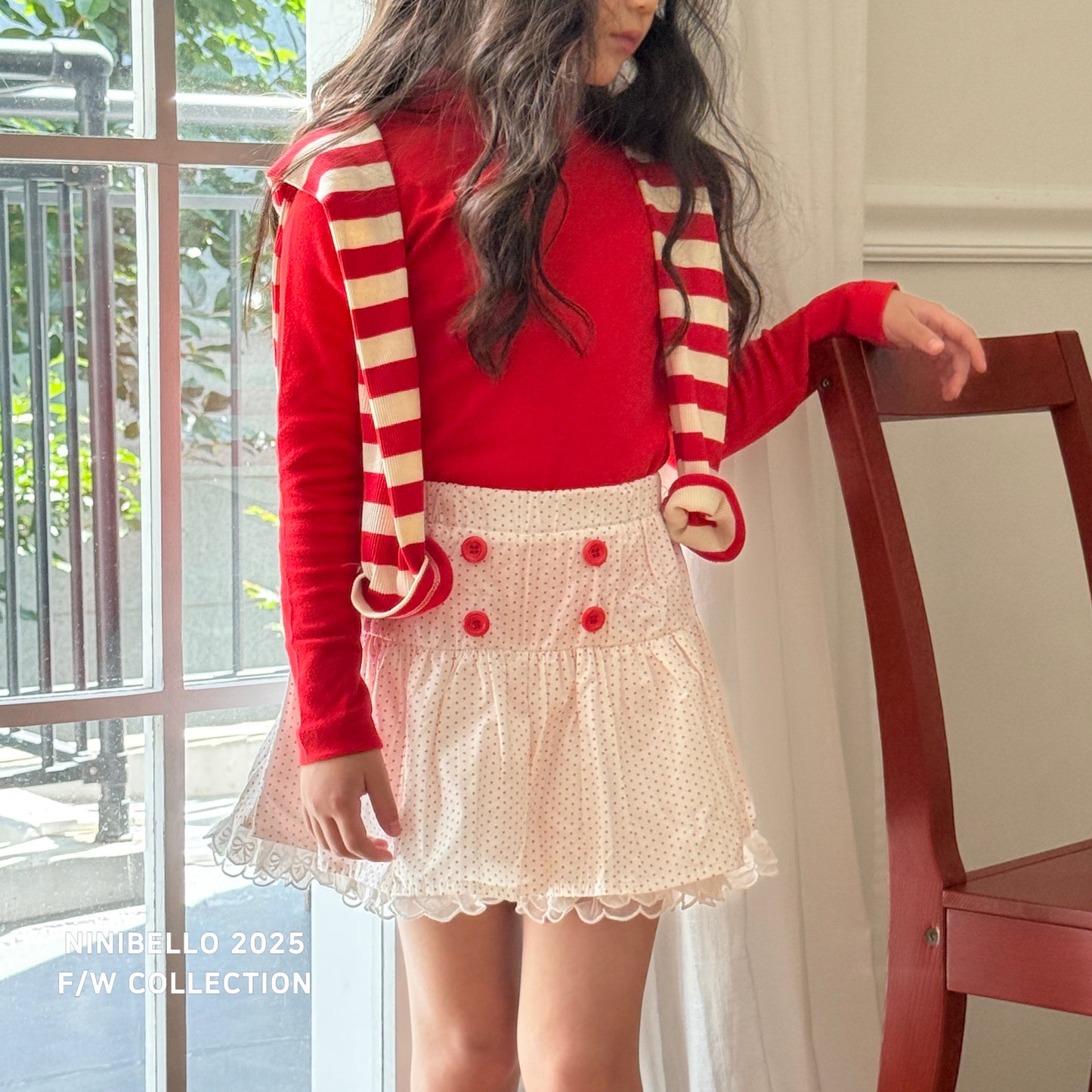 Heart Turtle Neck Top