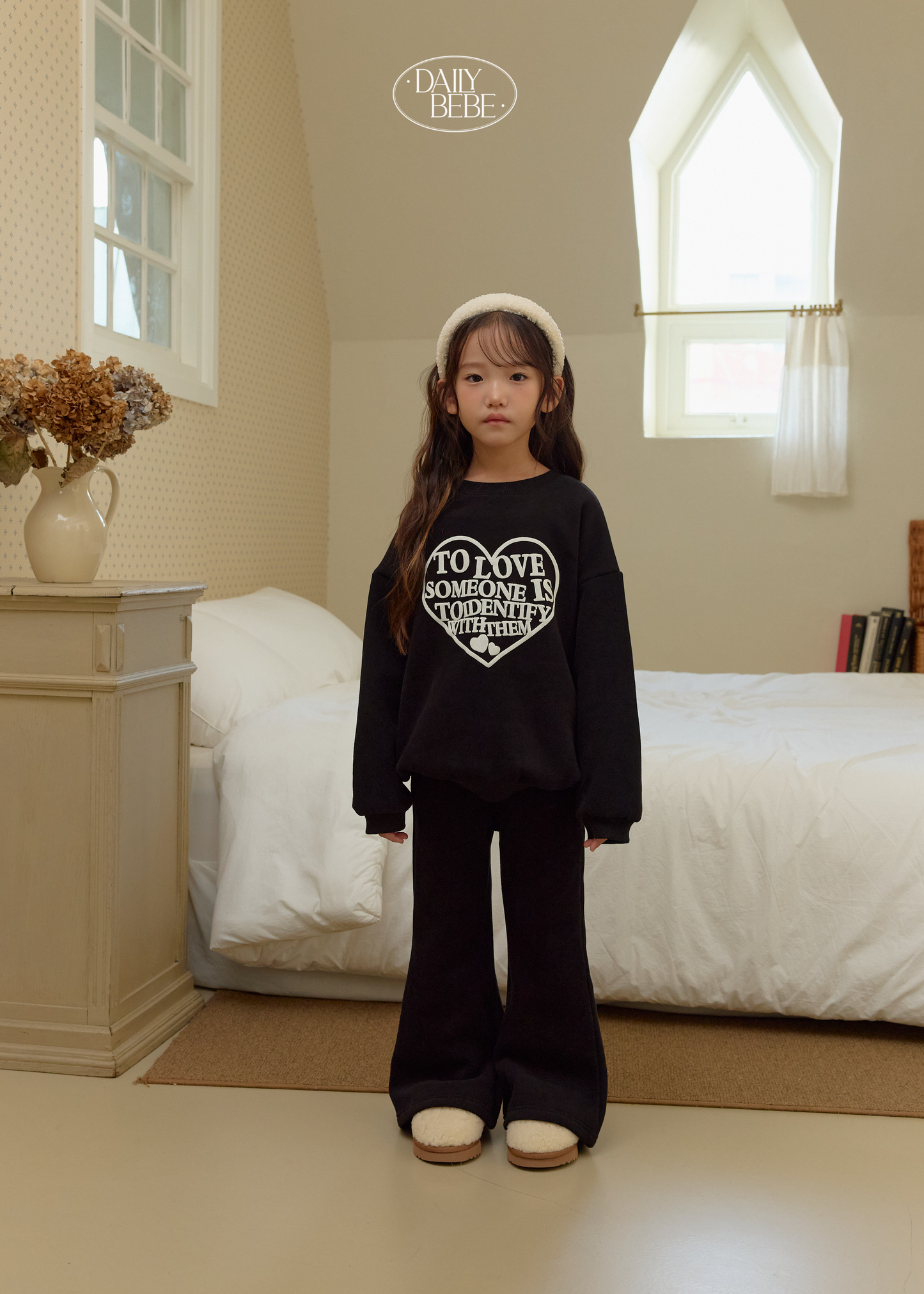 Puff Print Bootcut Set