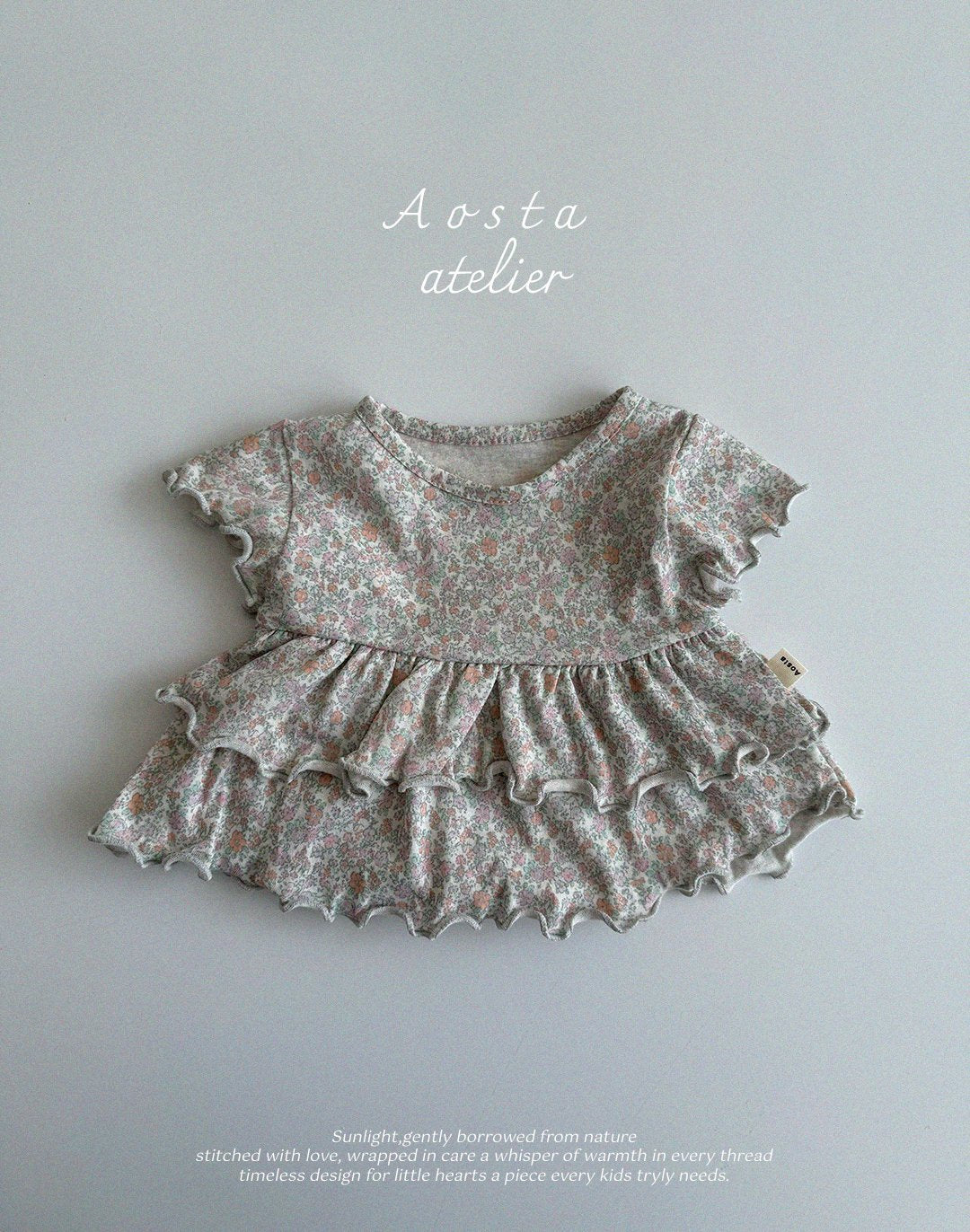 Linen Frill Blouse