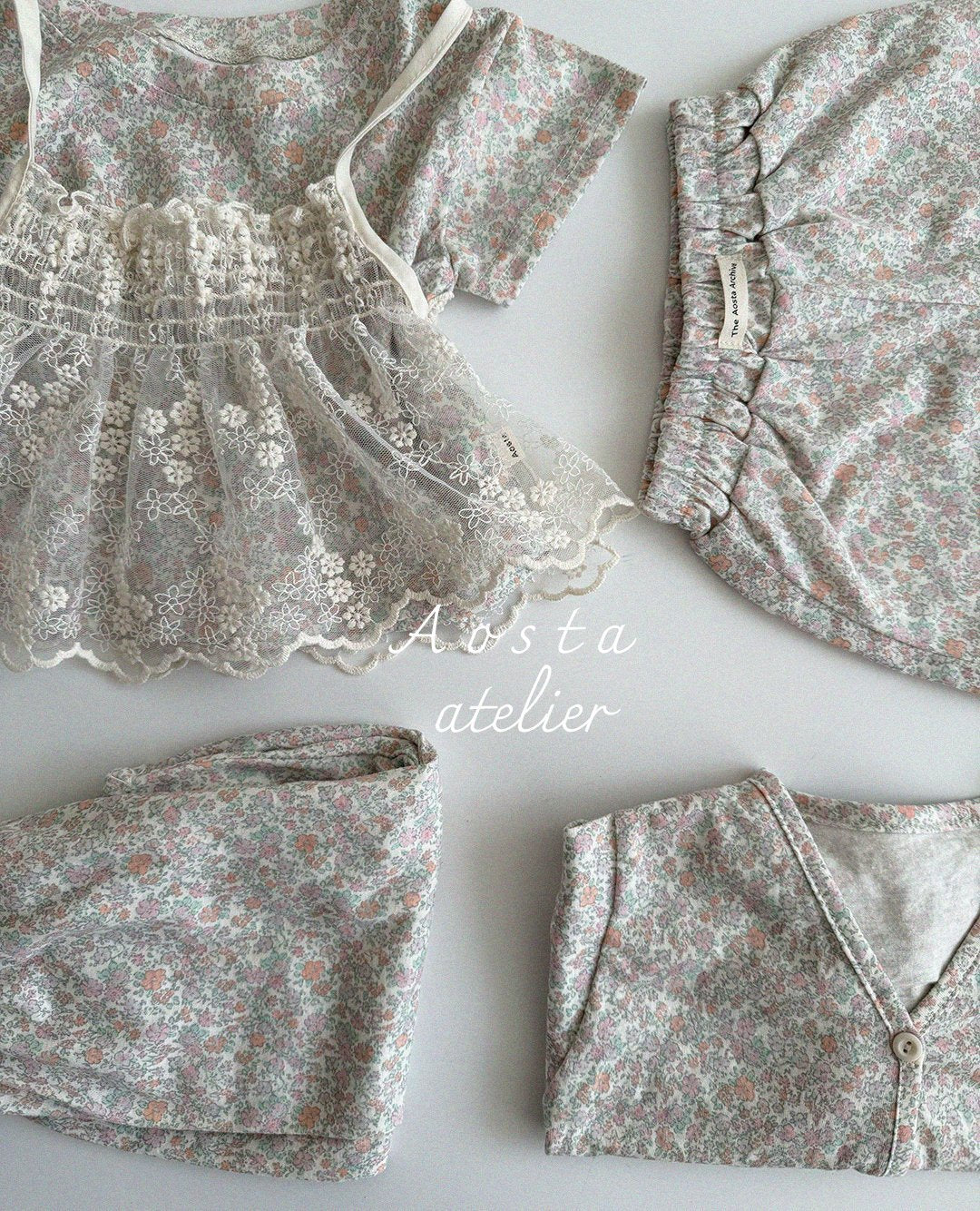 Linen Frill Blouse