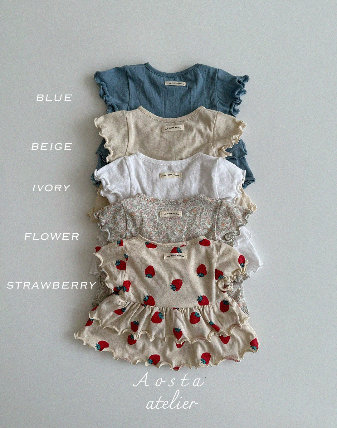 Linen Frill Blouse