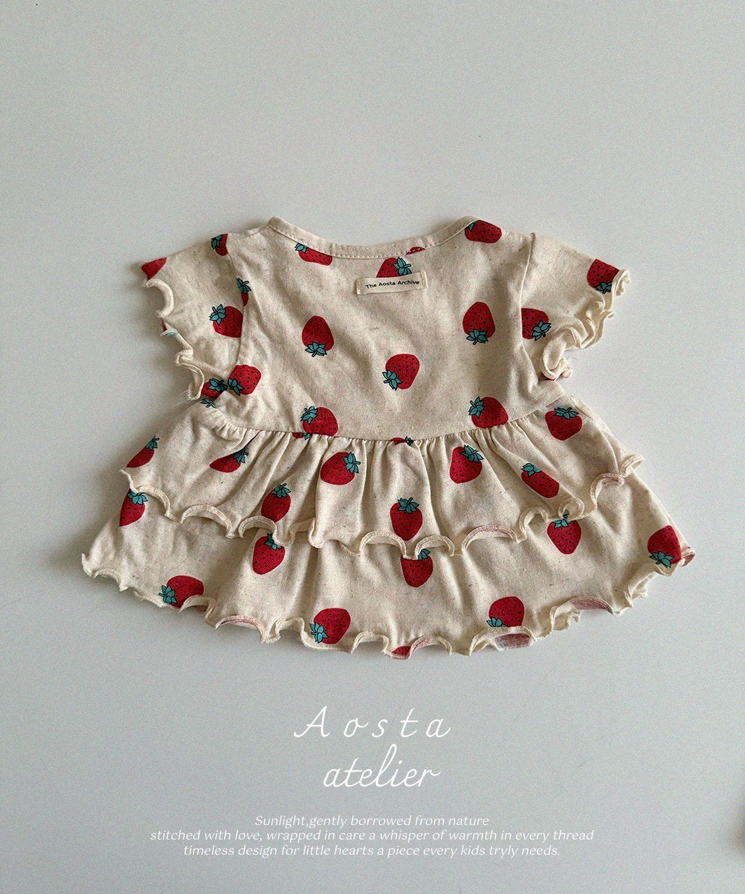 Linen Frill Blouse
