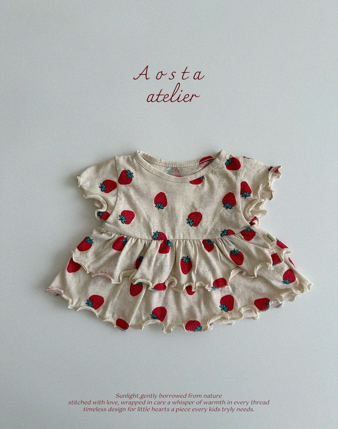 Linen Frill Blouse