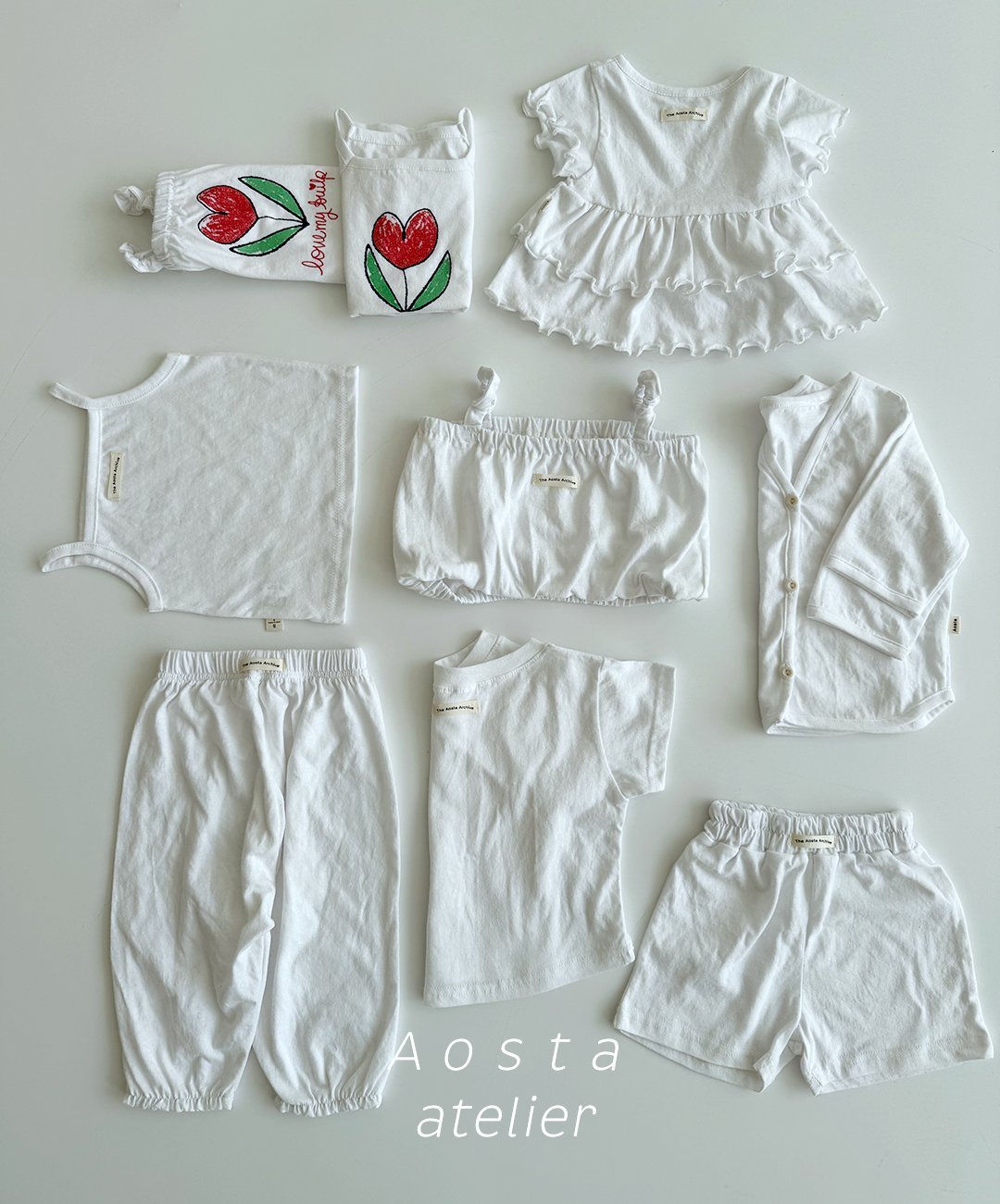Linen Frill Blouse