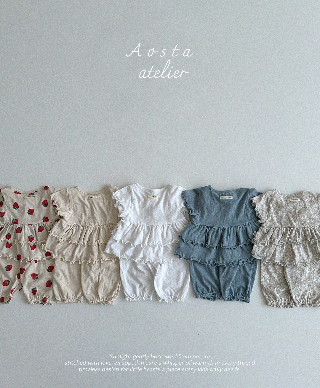 Linen Frill Blouse