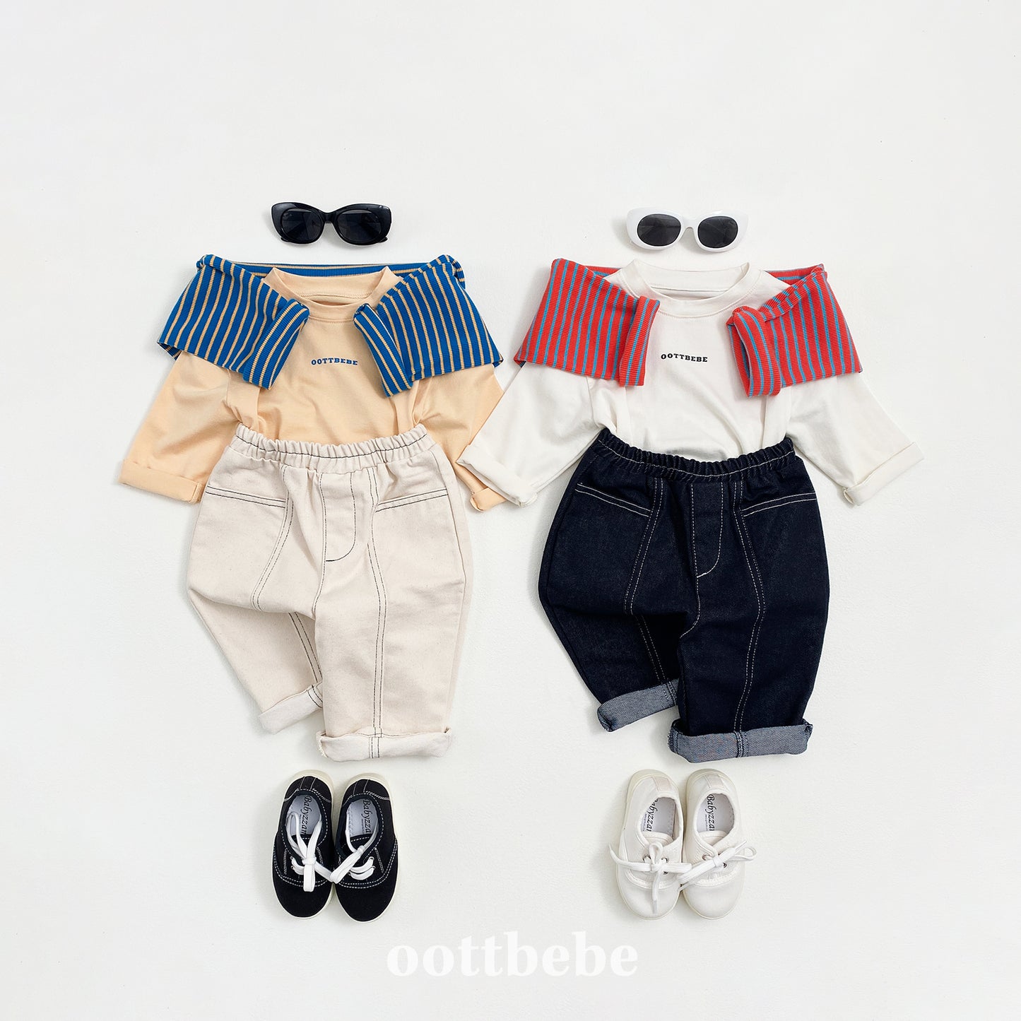 Moby Denim Panel Pants
