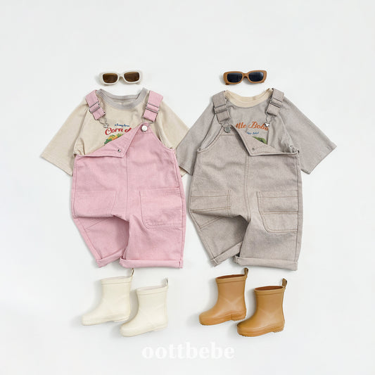 Grain Washed Overalls