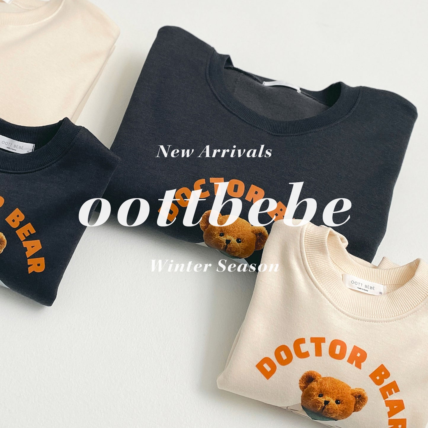 Doctor Bear Sweatshirt(Family Matching Outfit)