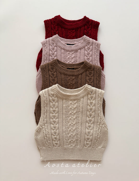 Knit vest