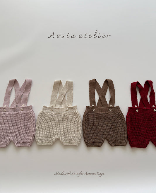 Knit overalls
