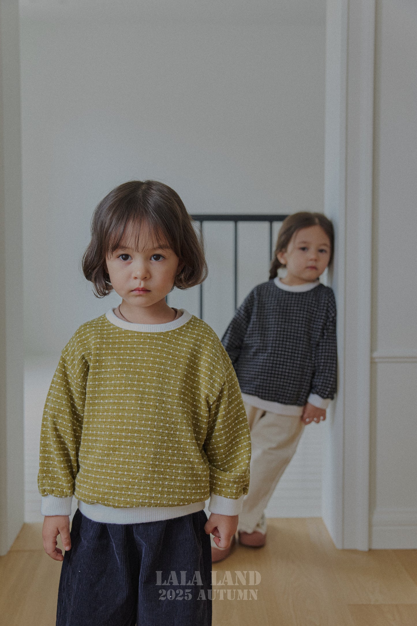 Dot-Dot Knit Sweatshirt