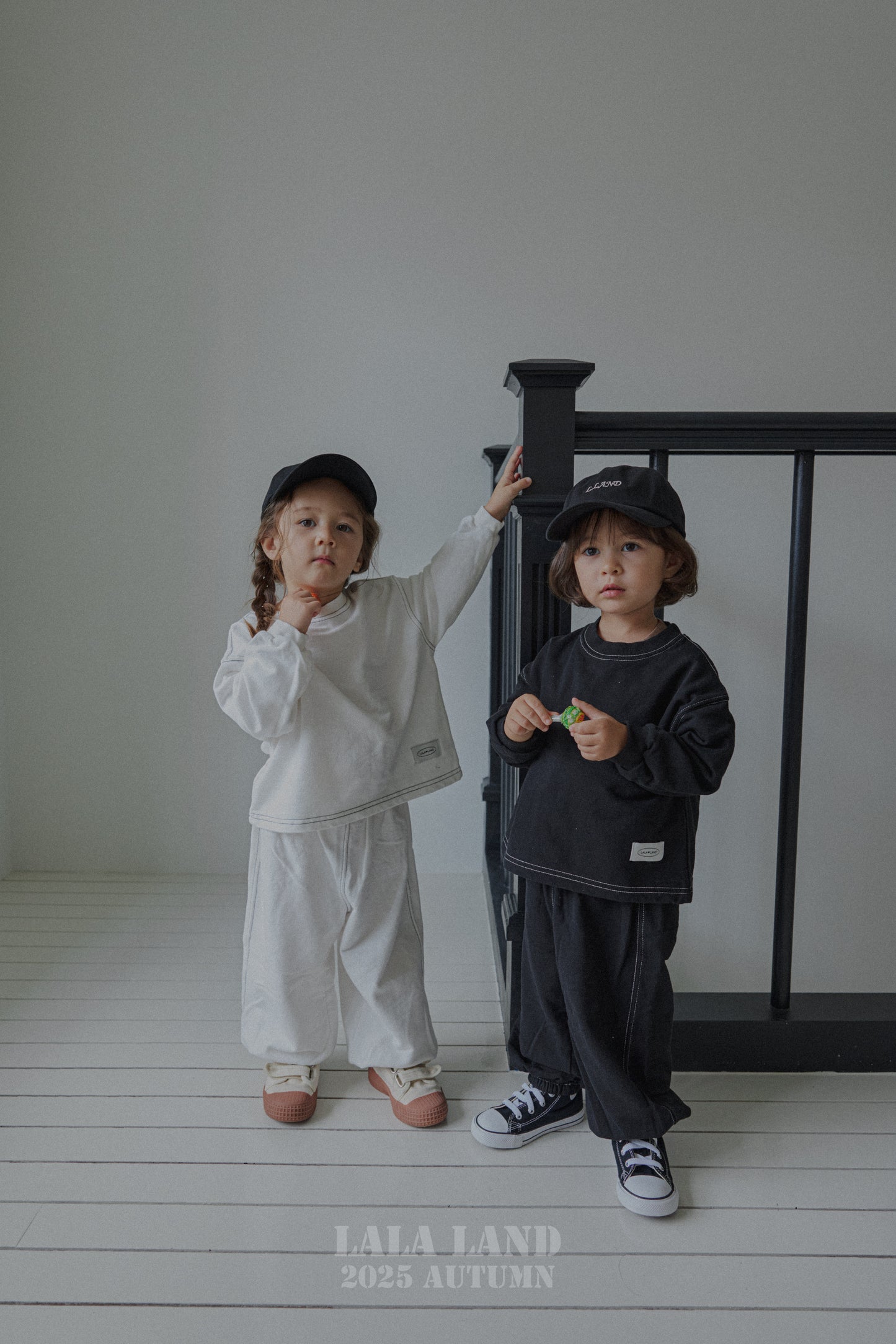 Black & White Jogger Pants