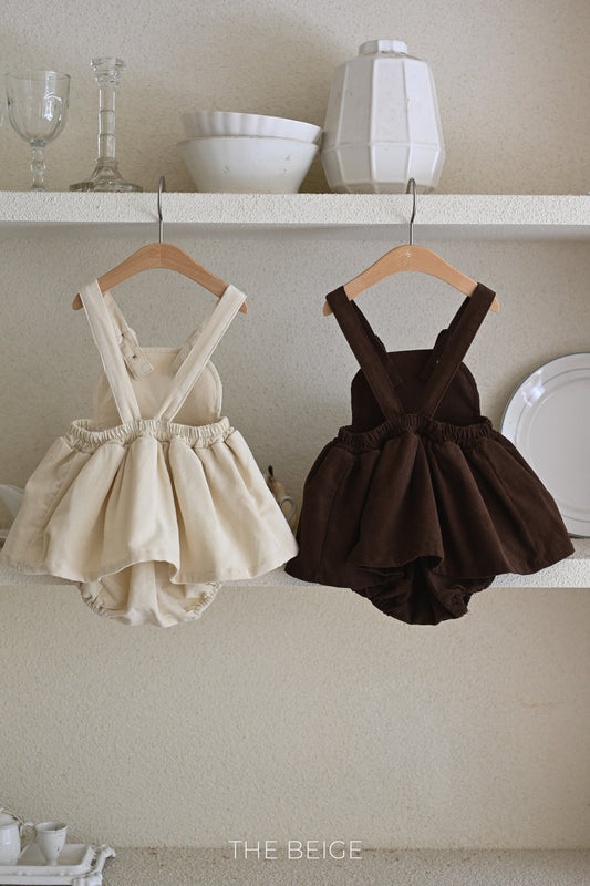 Baby Suspender Skirt Romper