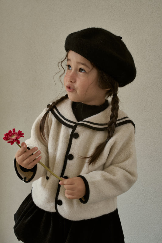 Sailor Collar Knit Jacket