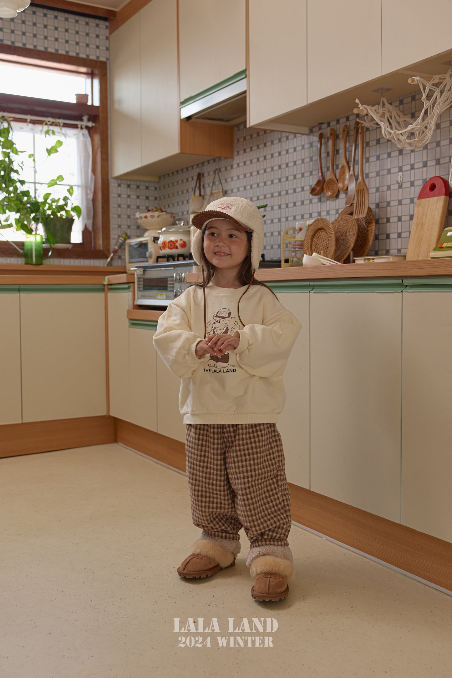 Warm Plaid Pants(Sibling Matching Outfit)