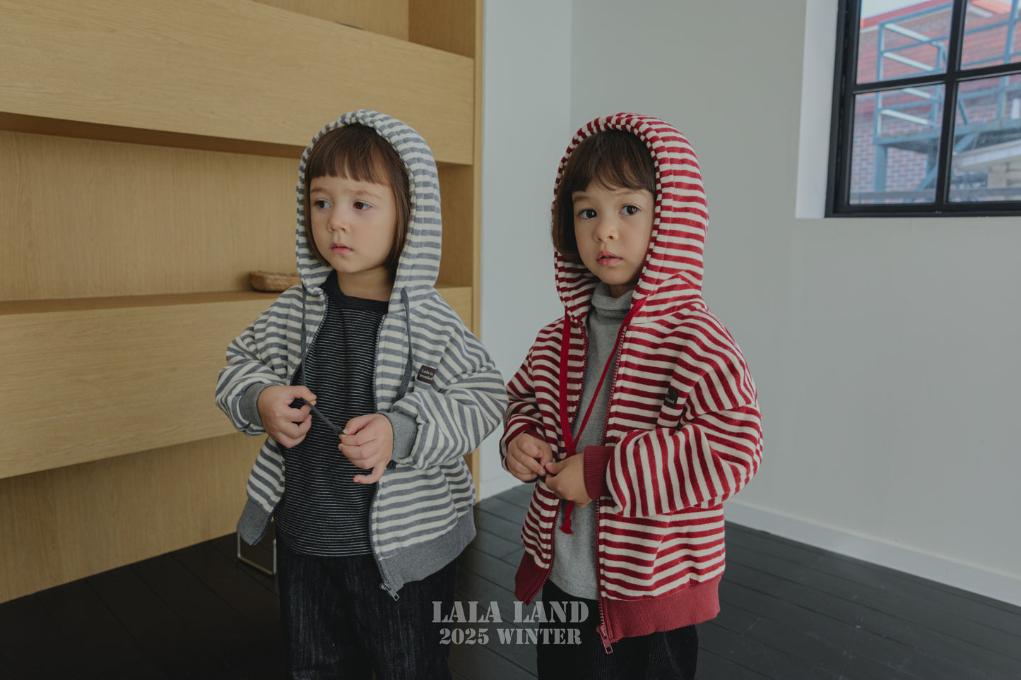 Lala Stripe Hoodie