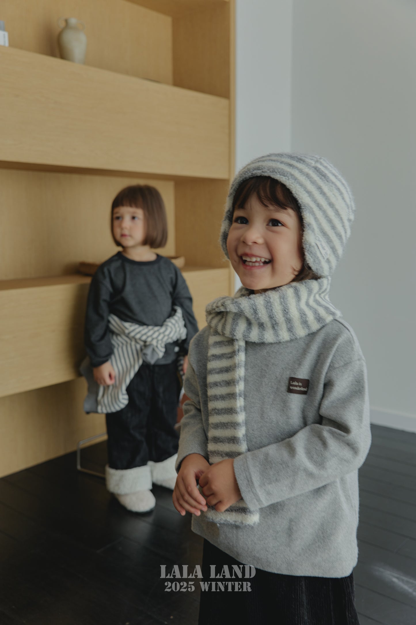 Loose Fit Fleece Mock Neck Tee