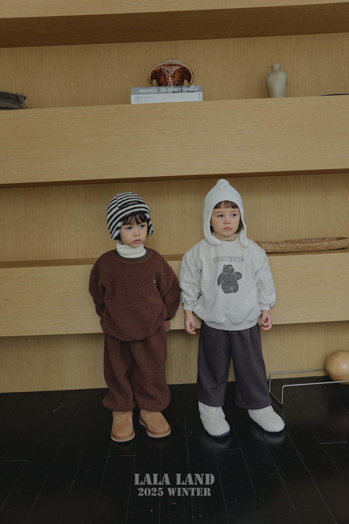 Fleece-Lined Ribbed Pants