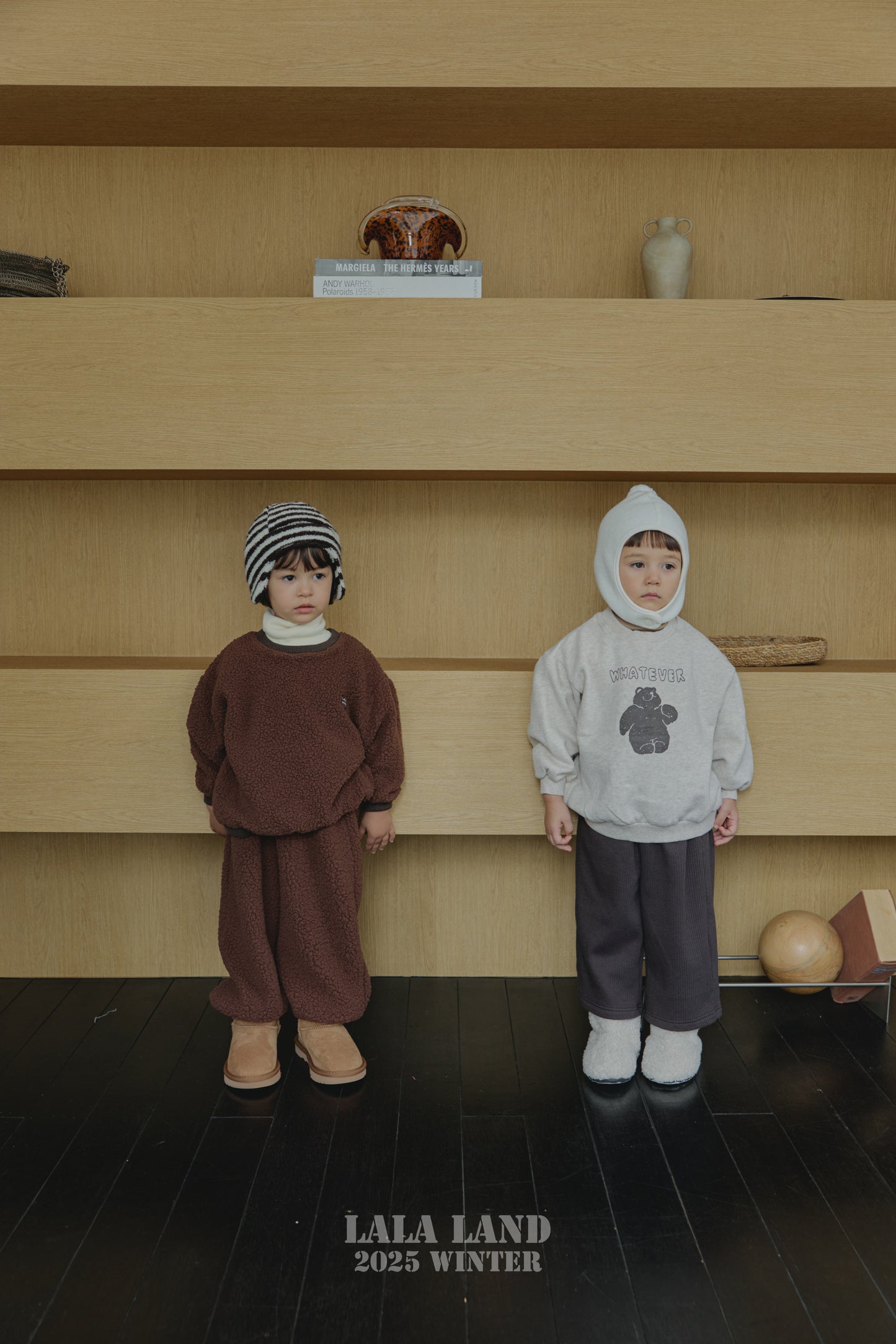 Fleece-Lined Ribbed Pants