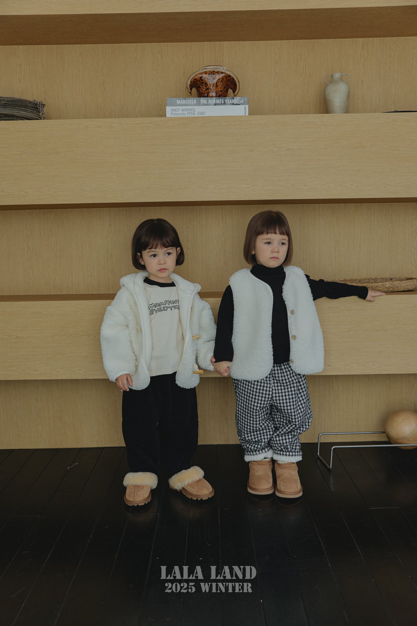 Loose Fit Fleece Mock Neck Tee