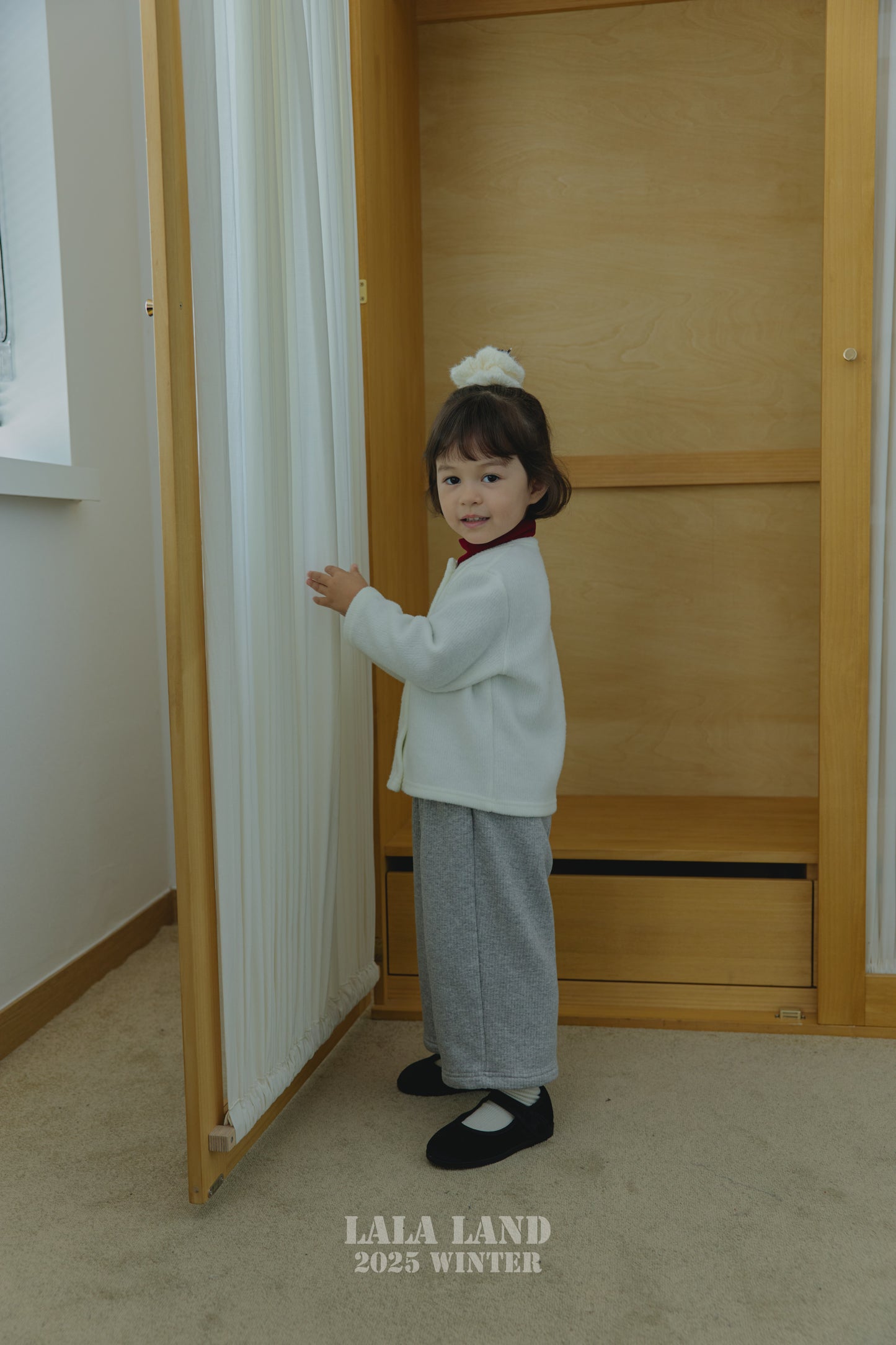 Fleece-Lined Ribbed Pants