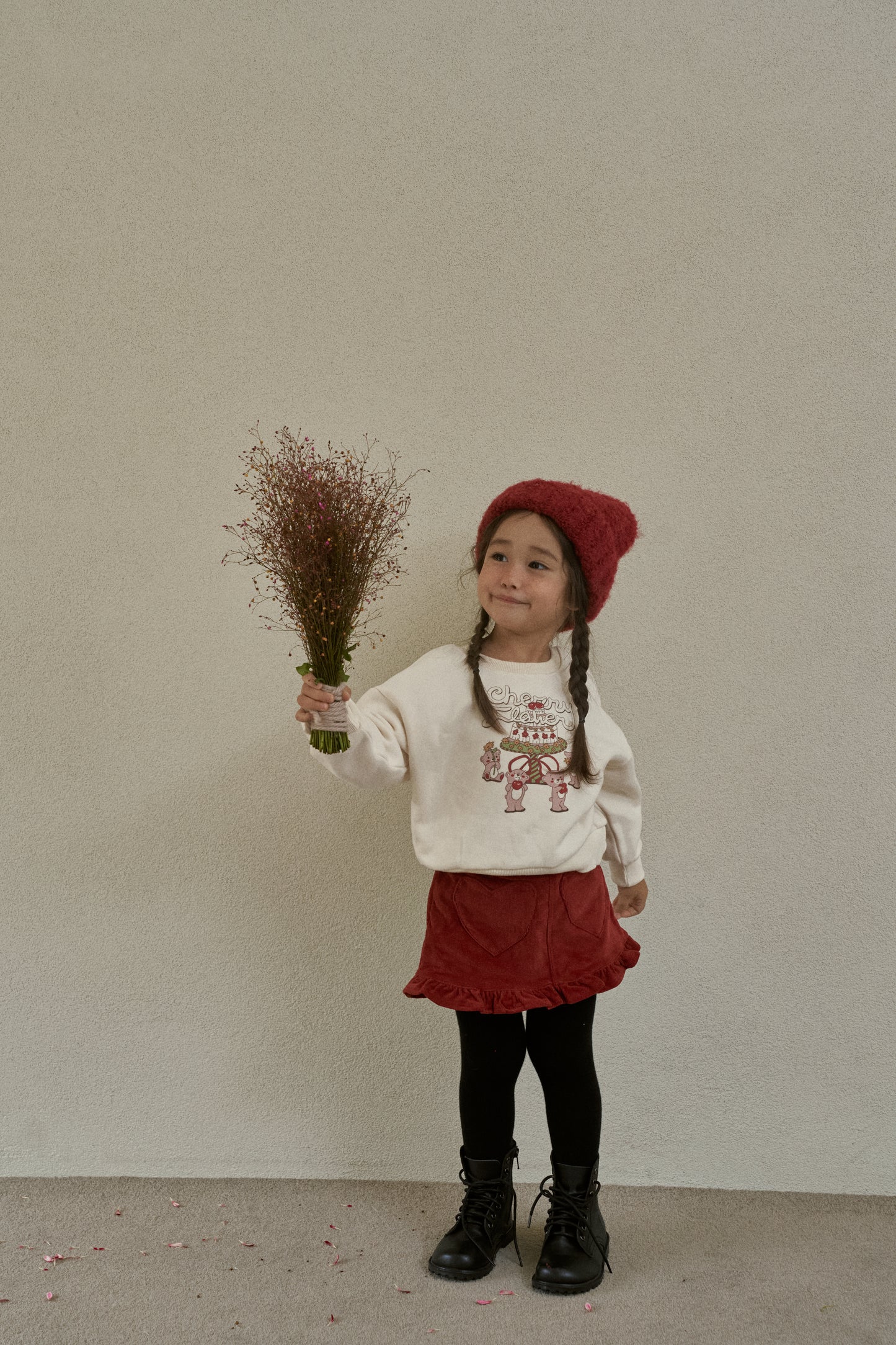 Cherry Cozy Cotton Sweatshirt