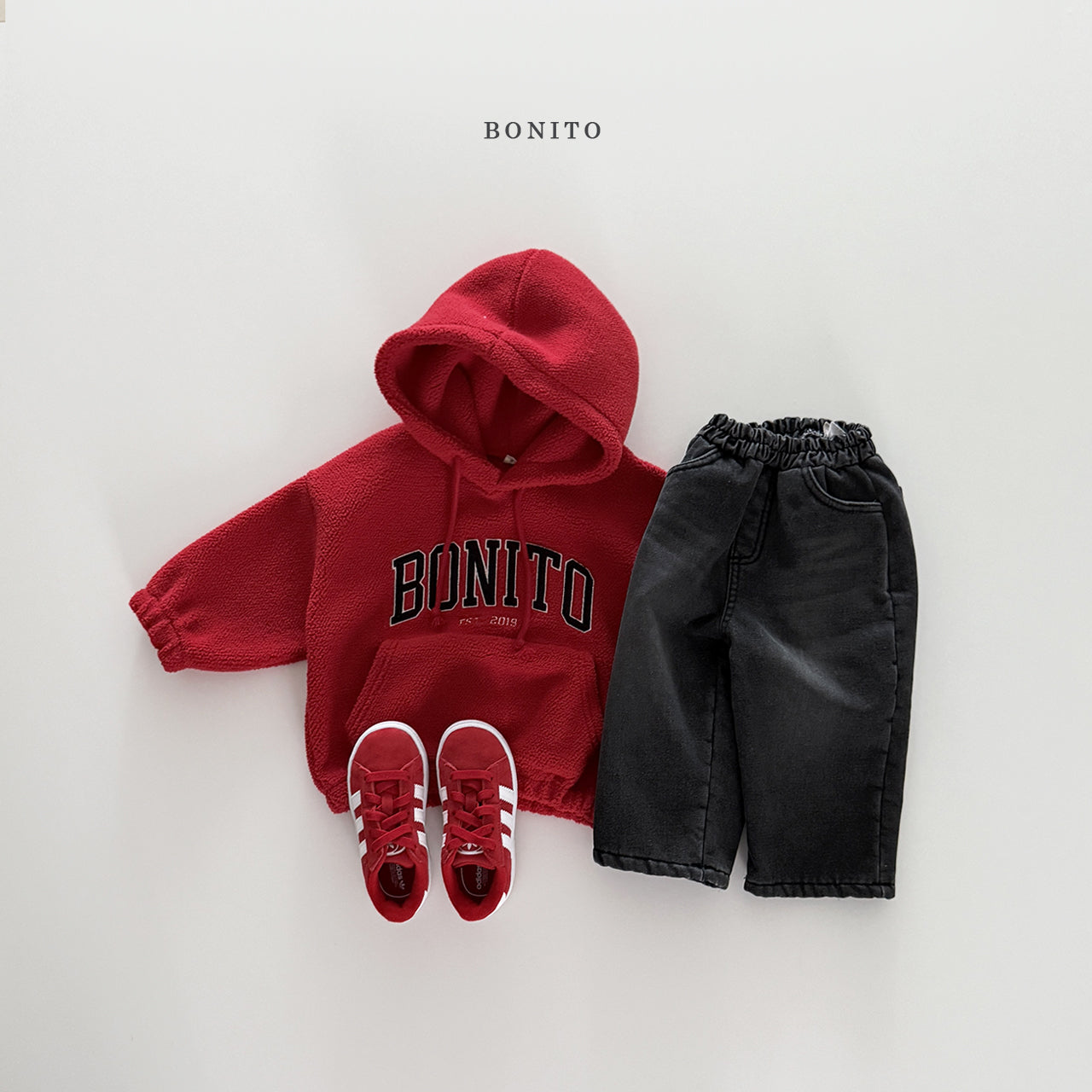 Mongle Bonito Fleece Hoodie (Family Matching Outfit)