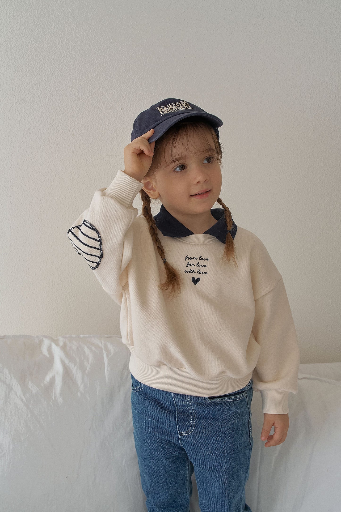 Boxy Collared Sweatshirt