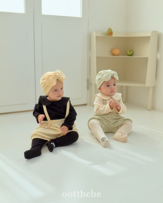 Baby Pumpkin Suspender Bloomers