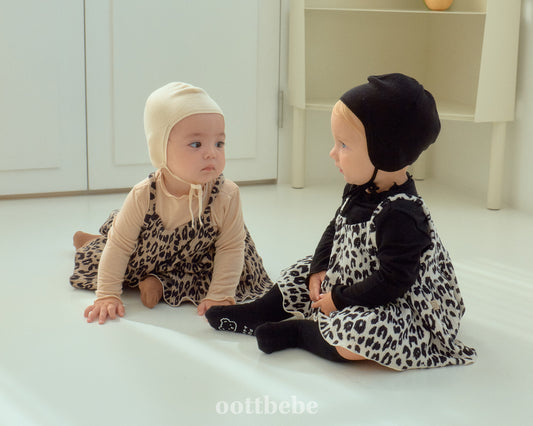Baby Leopard Pleated Bloomer Set (Sibling Matching Outfit)
