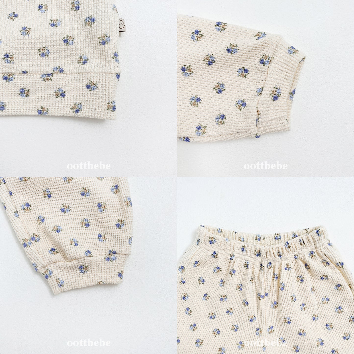 Sweet Waffle Anorak Set (Top & Bottom)