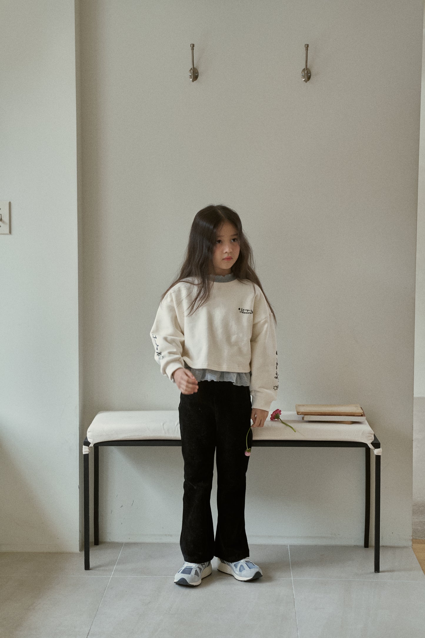 Striped Fleece Sweatshirt