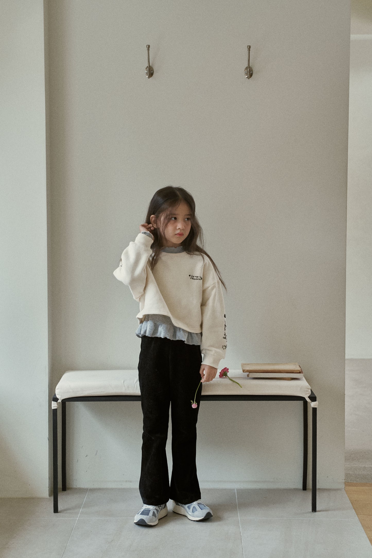 Striped Fleece Sweatshirt