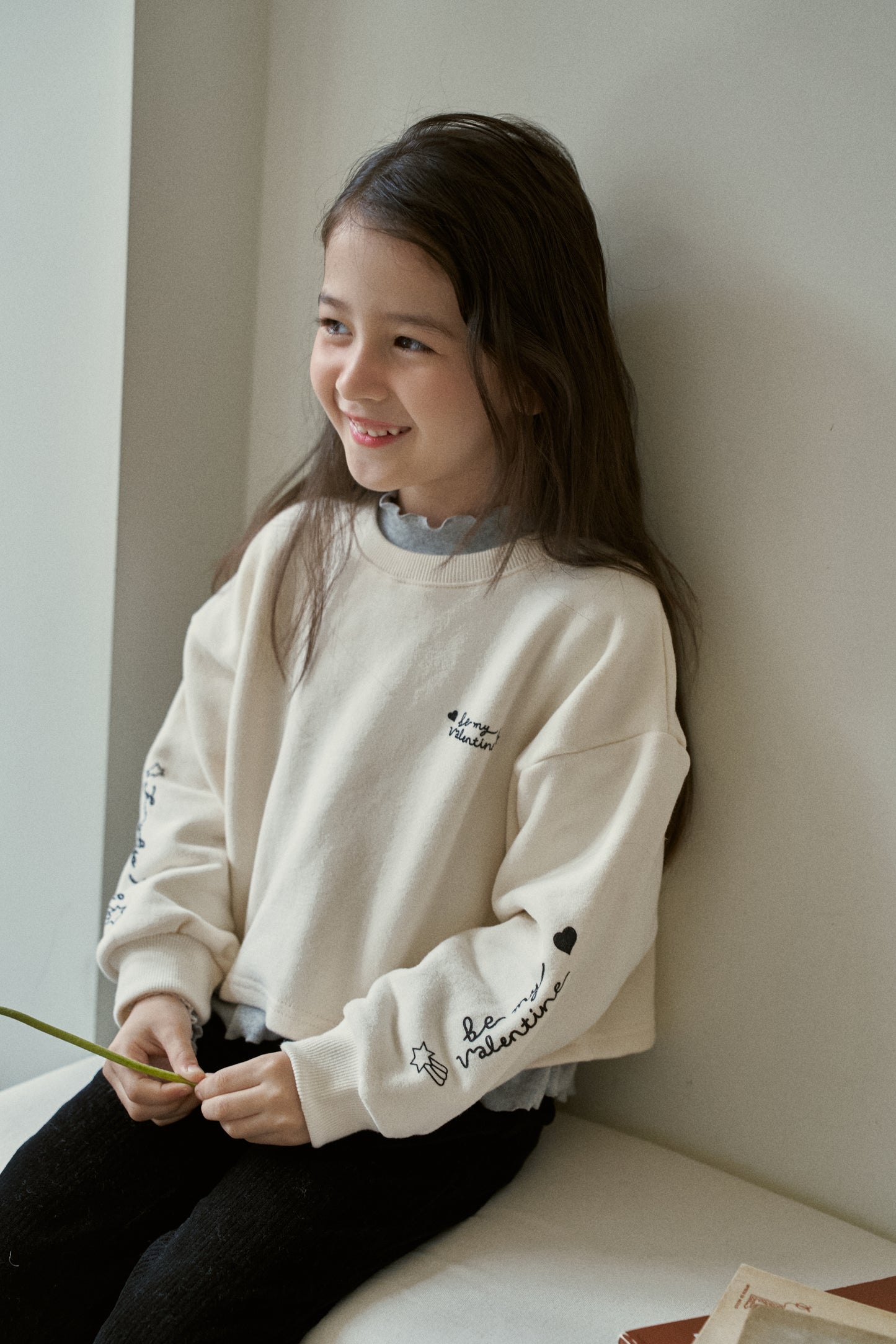 Striped Fleece Sweatshirt