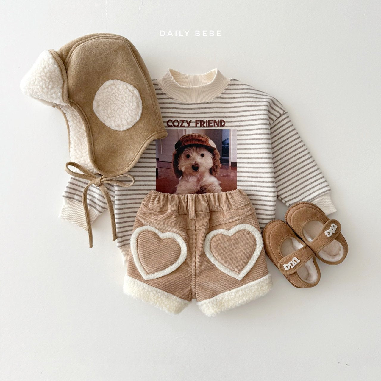 Puppy Mockneck Sweatshirt