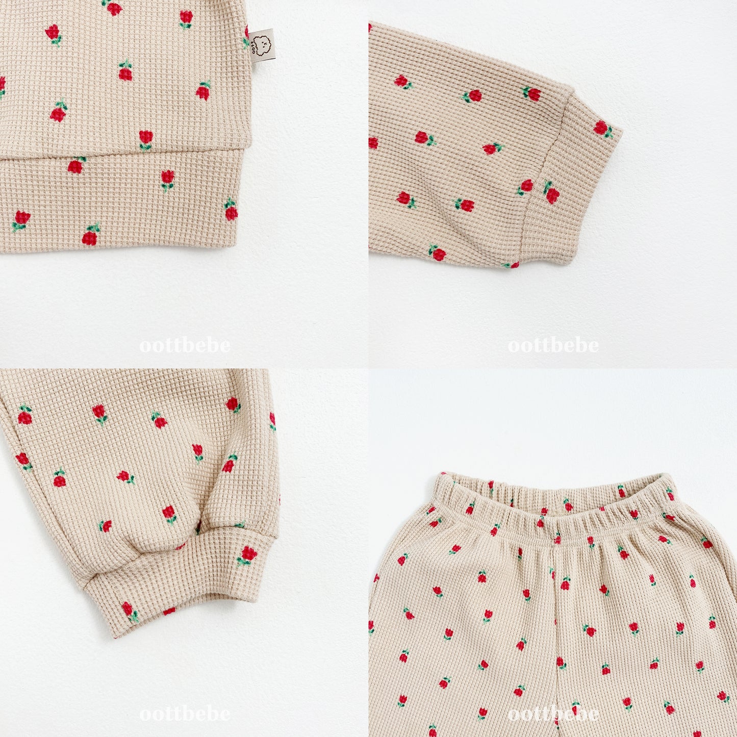 Sweet Waffle Anorak Set (Top & Bottom)
