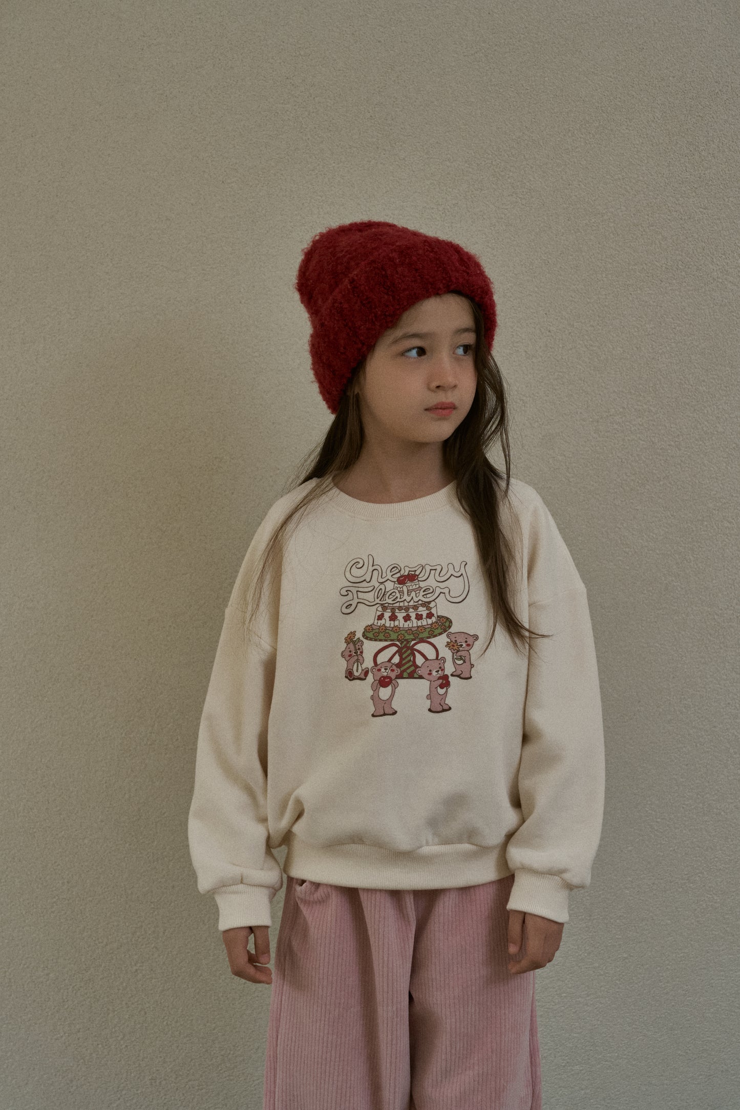 Cherry Cozy Cotton Sweatshirt