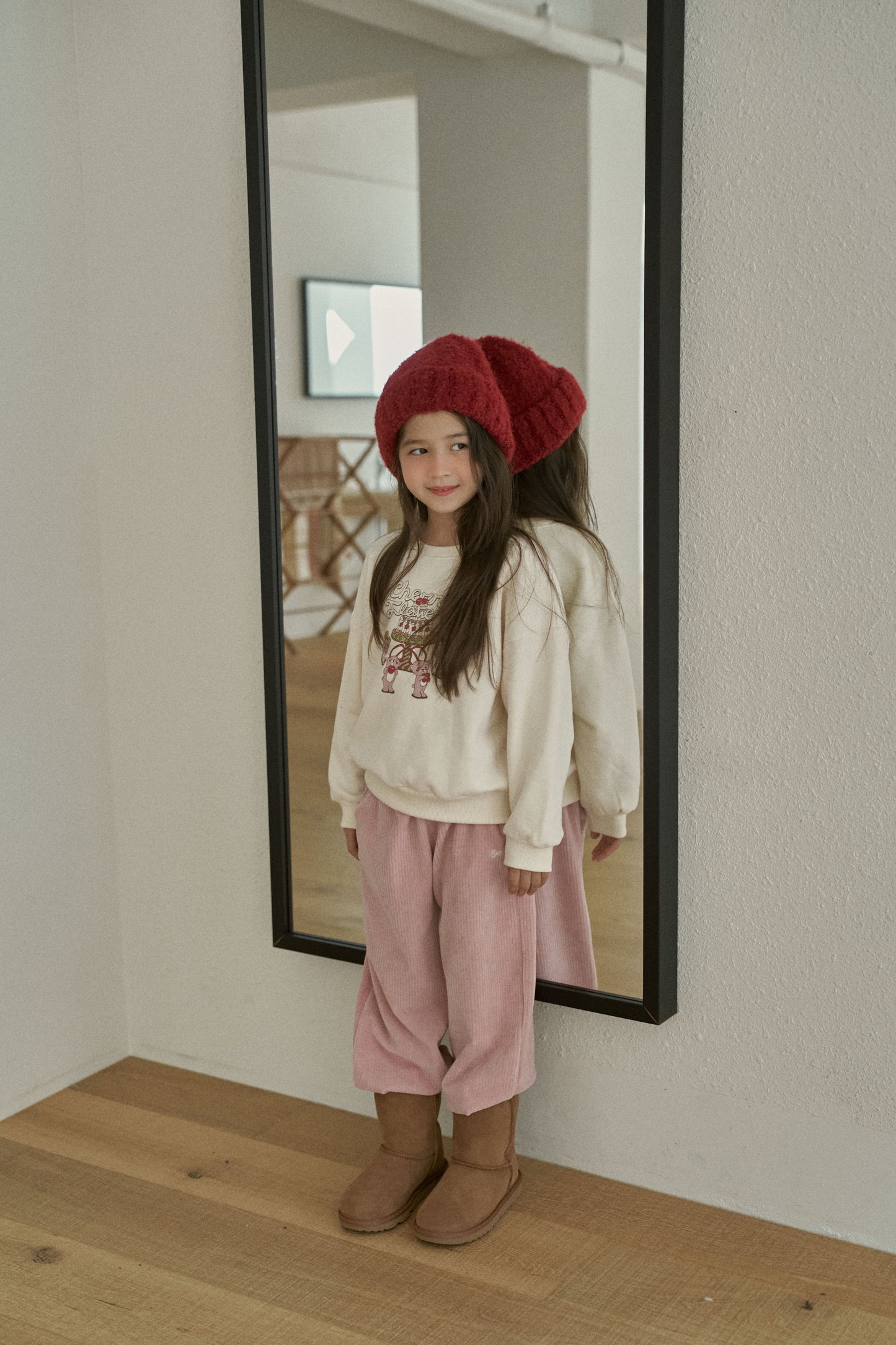 Cherry Cozy Cotton Sweatshirt