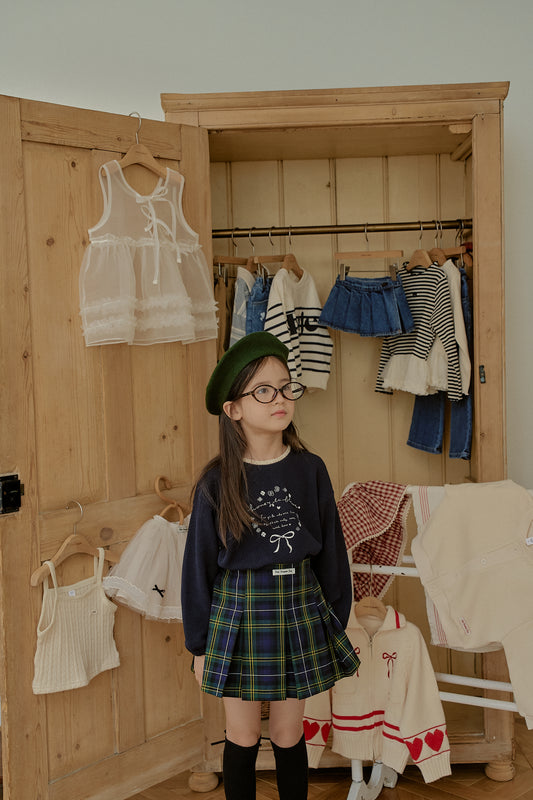 Plaid Pleated Skirt