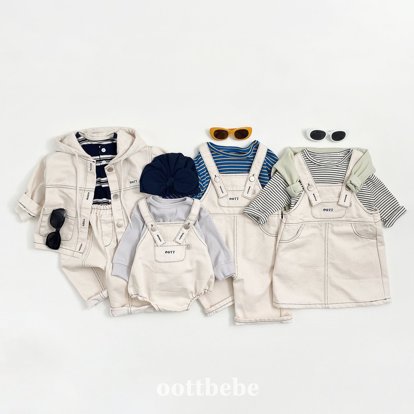 Moby Denim Overall Skirt