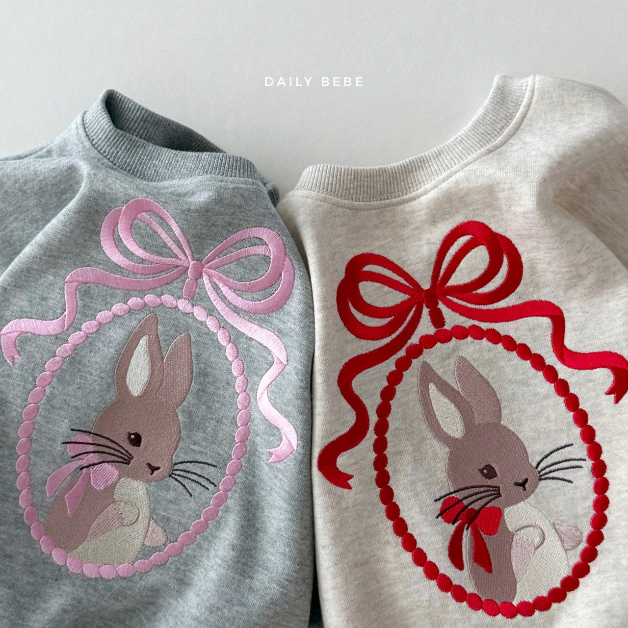 Bunny Embroidered Sweatshirt