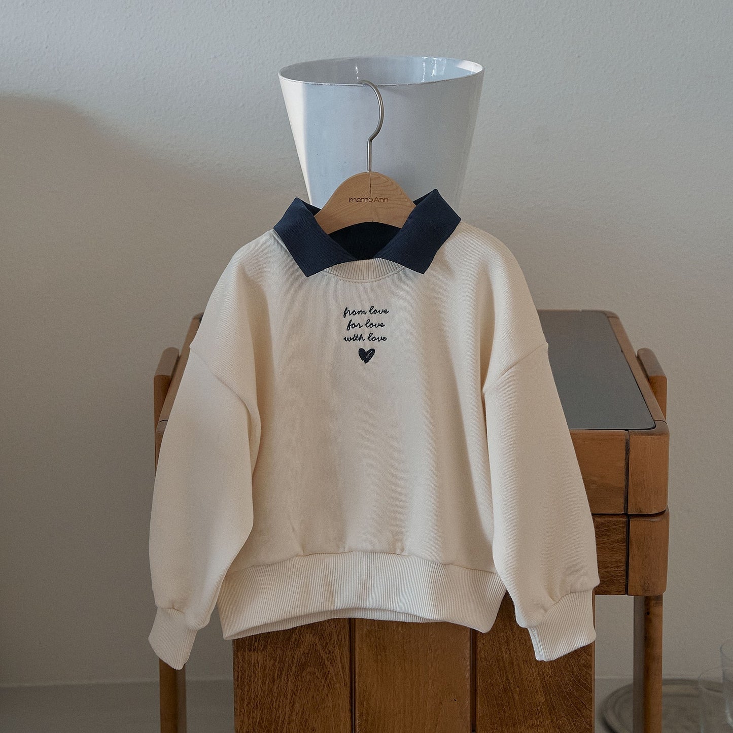 Boxy Collared Sweatshirt