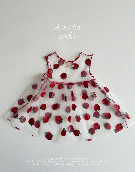 Lace Strawberry Dress