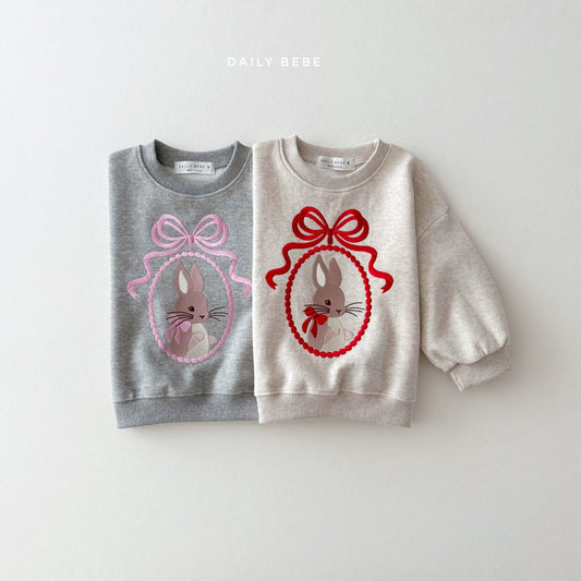Bunny Embroidered Sweatshirt
