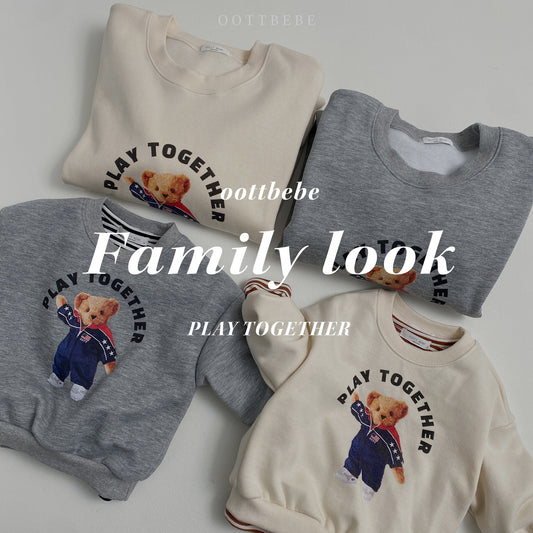 Play Together Sweatshirt(Family Matching Outfit)