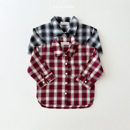 Fall Plaid Button-Up Shirt