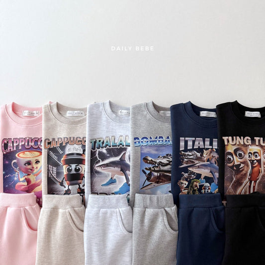 Brain Lot Graphic Sweat Set